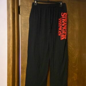 Stranger things sweat/pajama bottoms like new!